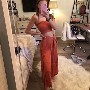 Coral Two piece Cotton Candy LA set